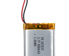 3.7V400mAh polymer lithium battery